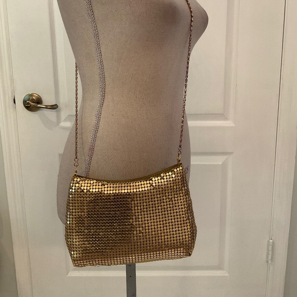 Gold Mesh Purse made in Hong Kong